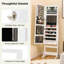Armoire à bijoux verrouillable verrouillable avec rangement et support -106649300