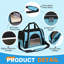 Sac de transport pour chien pour animaux de compagnie de taille moyenne - Sac de chat et de chiot pliable à côtés souples, approuvé par la compagnie aérienne, transporteur de voyage portable jusqu'à 20 lb-405435646