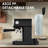 20Bar Slim Vertical Espresso Machine With Milk Frother, Built-In Cup Warmer, 43 Oz Detachable Tank, For Rich Espresso, Americano, Latte, Compact Space-Saving Design, Screen Button,Black