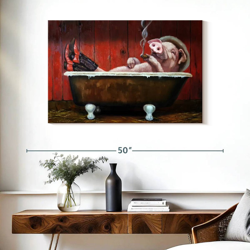 Brampt Hog Heaven, 26" H x 39" W