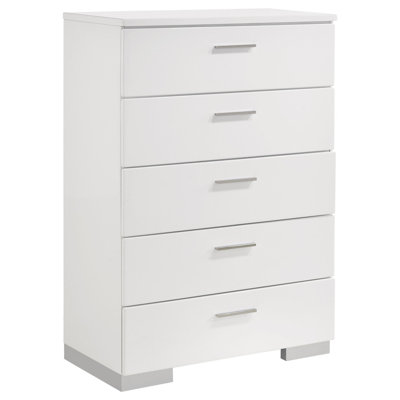 Commode de chambre 5 tiroirs Dulcey