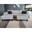 Canapé modulaire en microfibre avec repose-pieds Pritesh-1540828727-1540828720