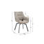 Scipio 45cm H Polyester Upholstered Armchair-1334692094