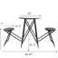Iron Top Dining Set