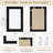 Rectangular Decorative Wall Mirror With Statement Deep Frame, HD Tempered Glass Vanity Mirror For Bathroom, Entryway, Or Bedroom-872761204-872761206