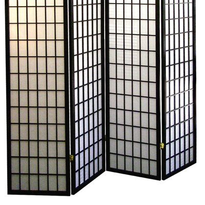 Cloison 4 de style japonais pour plus d'intimité, hauteur de 70 po