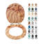Toilet seat with soft-close mechanism, high-quality and stable antibacterial toilets, MDF wooden core, stable quality, easy installation toilet lid, toilet seat, shell