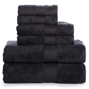 Jopie 6 Piece 100% Cotton Towel Set
