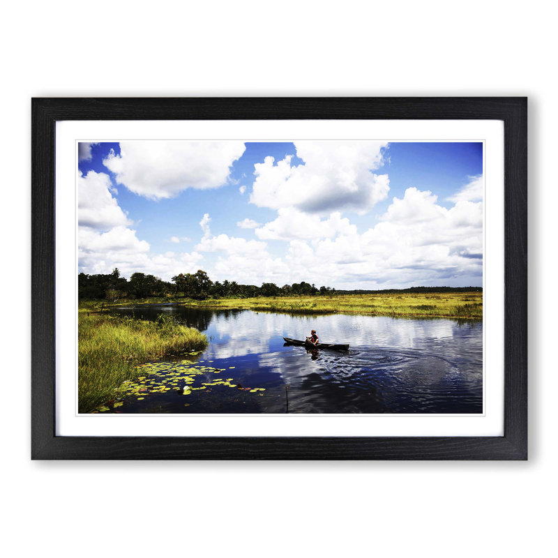 Single Picture Frame Print, Black