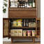 Armoire de rangement scandinave en bois massif