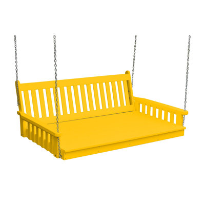 Twin Lagina Recycled Plastic Swing Bed With Ropes