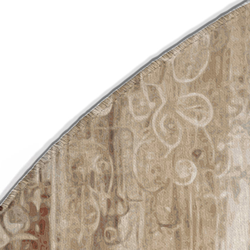 Tapis intérieur et extérieur Celestial Mirage, Rond 5 pi