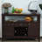 Brycin Modern Wine Buffet Sideboard Storage Natural Wood Top with Drawer,Buffet cabinet-316465330