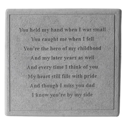 Concrete Memorial Plaque/Stone