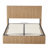 Lift Up Storage Bed Frame Wooden corrugated curved lines No Box Spring Needed-1356854562