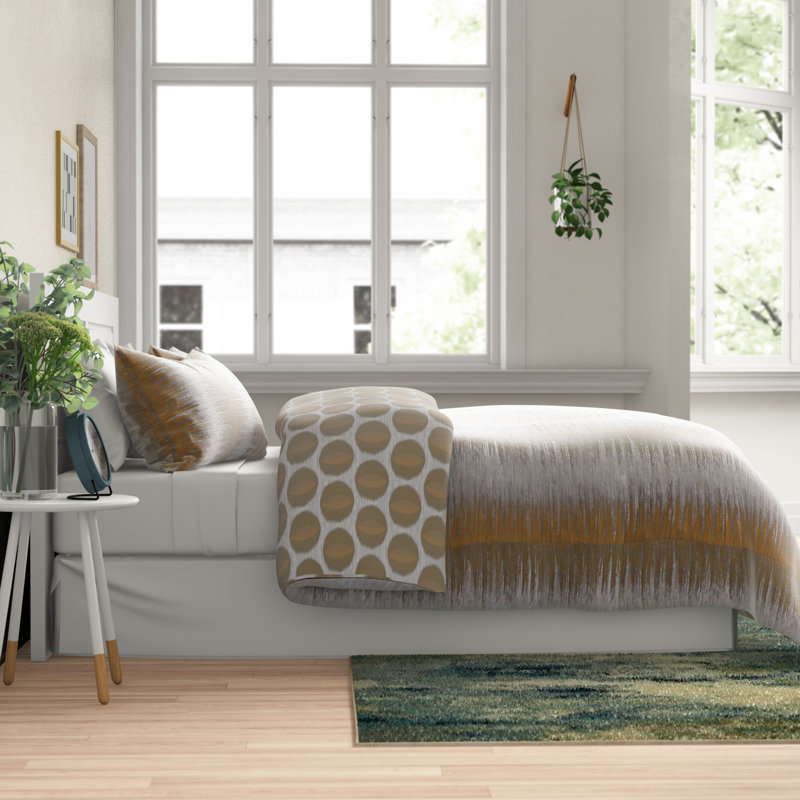 Jocquis Tribal Inspired Easycare Reversible Duvet Cover Set, Kingsize - 2 Standard Pillowcases, Terracotta