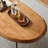 Oval living room coffee table