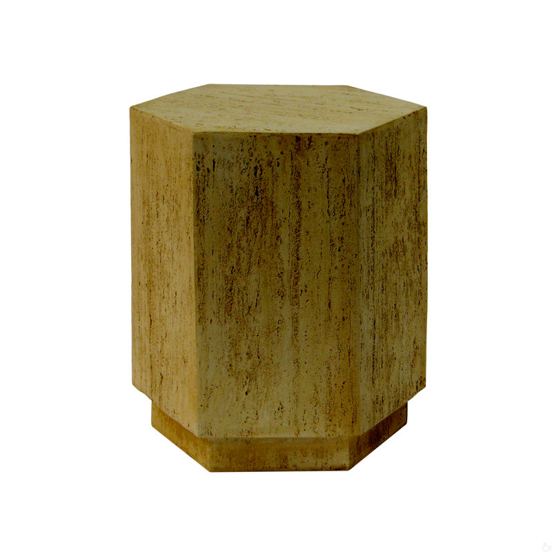 Hexagonal Archaistic Side Table