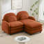 Causeuse modulaire en tissu Cloud-Soft