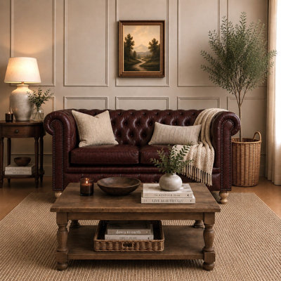 2 Seater Leather Sofa