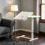 Table de lit réglable avec roulettes, support ergonomique inclinable pour ordinateur portable pour lit et canapé, bureau mobile à hauteur réglable-1649201957-1657090427