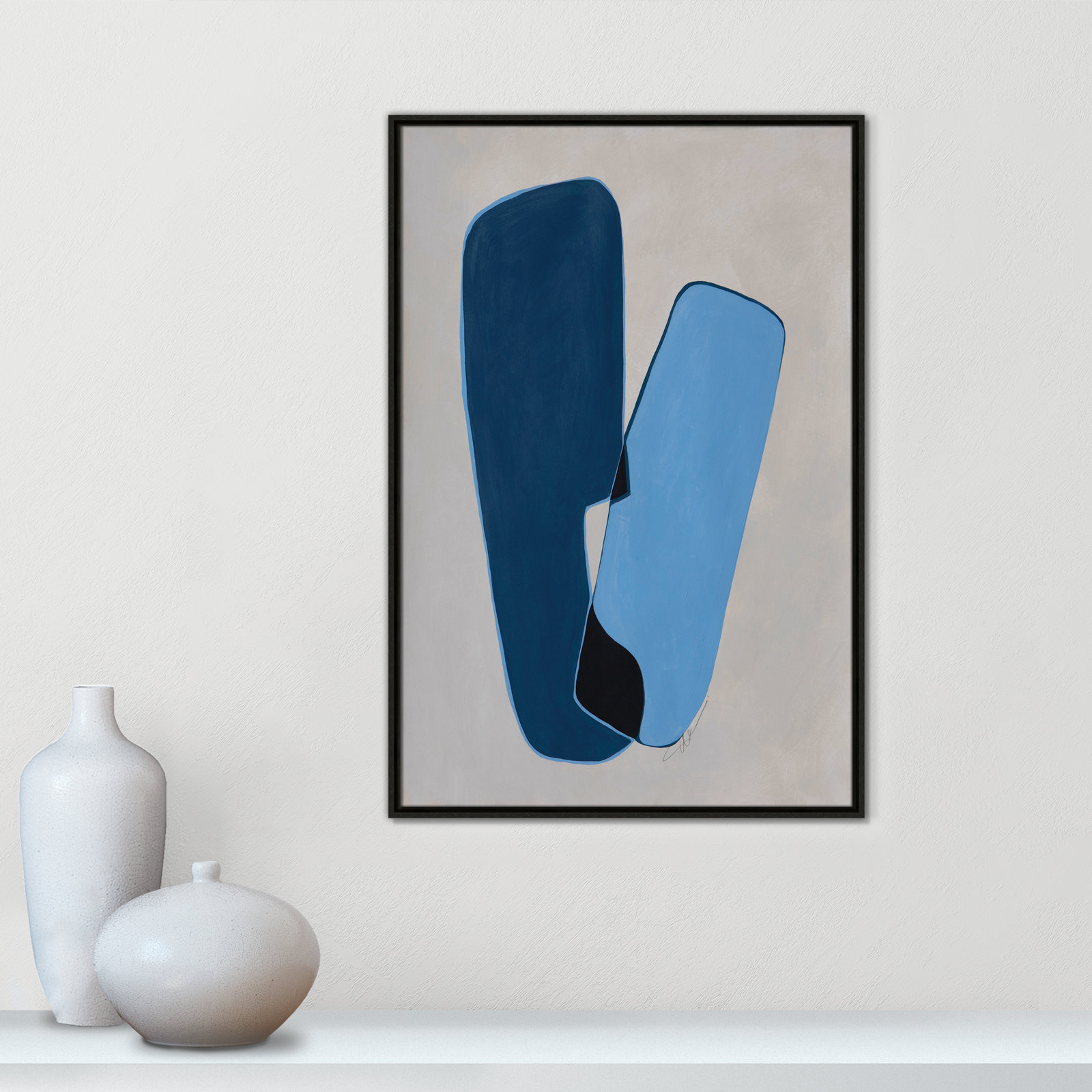In Unity Collection "In Unity II" Print, Espresso Framed, 37.5" H x 25.5" W x 2" D