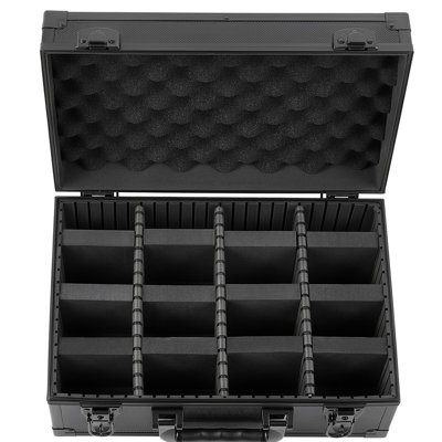 Graded Card Case 4 Row 120 PSA Slab Storage Box with Secure Lock, Baseball Sports Trading Cards Holder Collector with 12 Dividers, Key, Holds 95 SGC 85 BGS 435 Top Loaders & 999+ Loose Cards