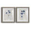 Indigo Botanical III - ensemble de 2 reproductions d'impressions-827887965-827887972-827887986
