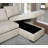 Upholstered L-Shaped Sectional Reversible