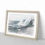Surfs up in Abstract - Framed Print-55728451-55728452