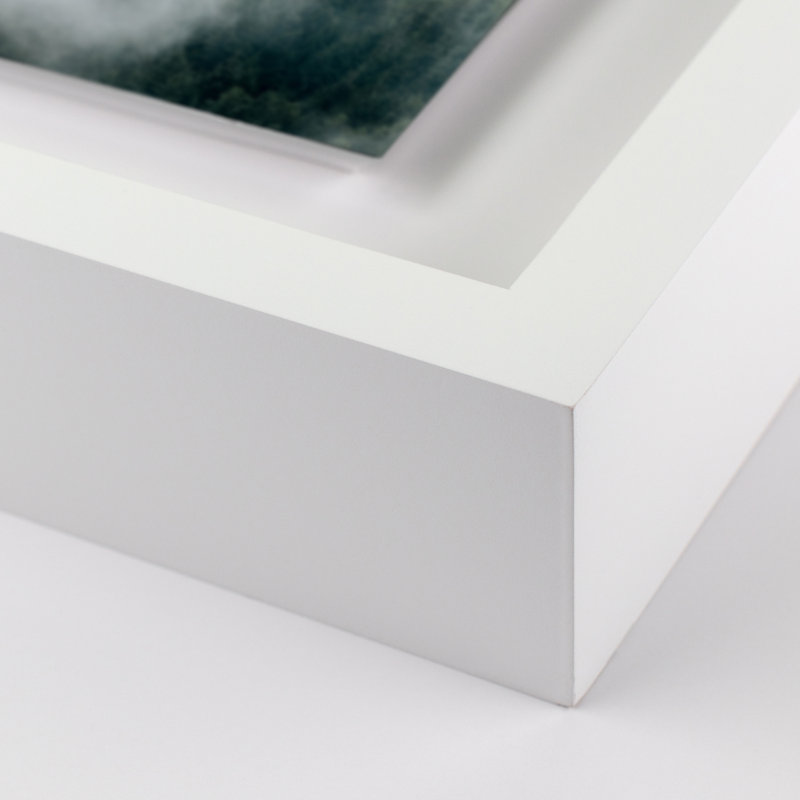 Rolling In 2 Print by Michael Schauer, 48" H x 40" W x 2.5" D, White