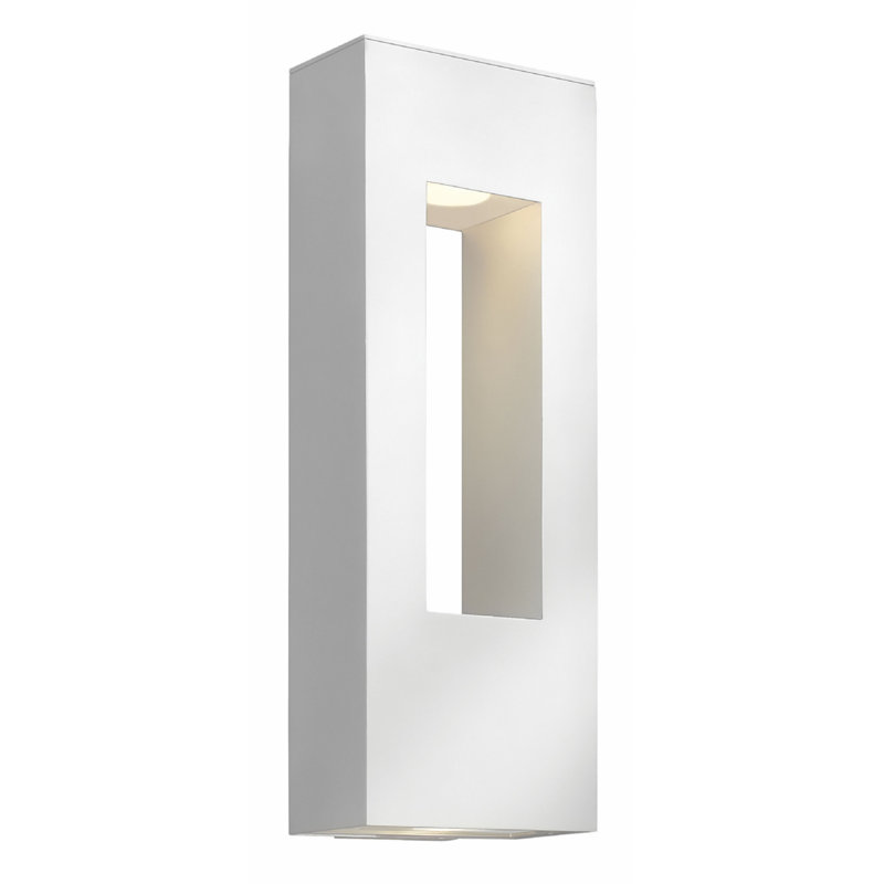 Atlantis 2 Light Outdoor Sconce, Bronze, 16" H x 2.75" W, LED