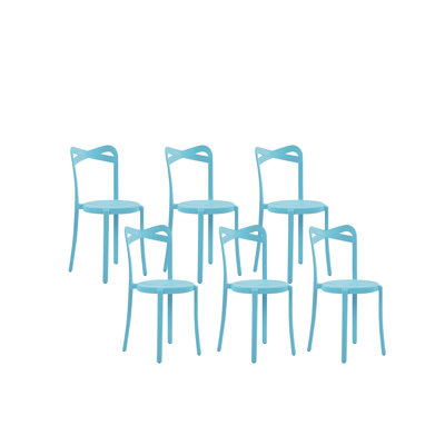 Wanston 45cm H Cross Back Stacking Side Chair