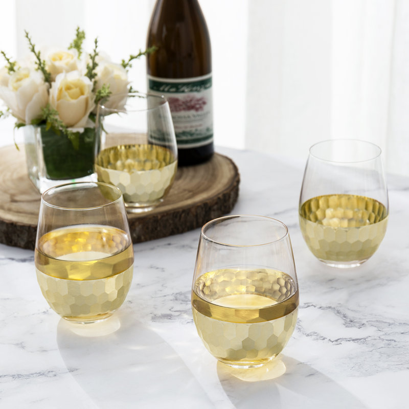 4 Piece 237ml Wine Glass Set