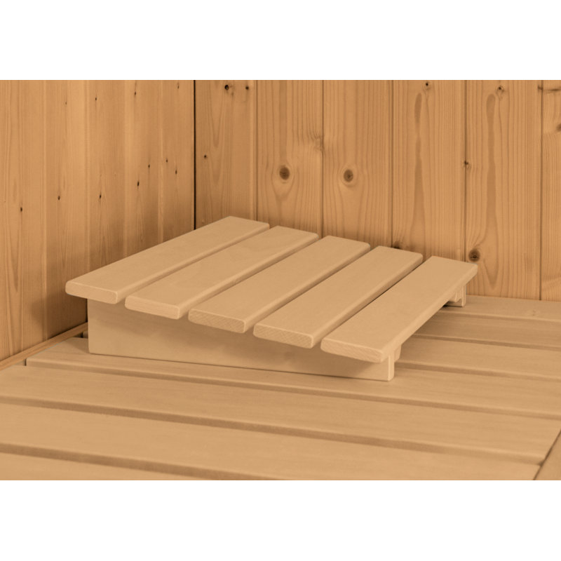3 Person Sauna, Natural/Graphite, No Oven
