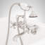 Telephone Style Tub Wall Mounted Faucet with Cross Handles-478571132
