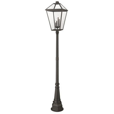 Luminaire d'extérieur sur pied 4 lumières Bien-Aime