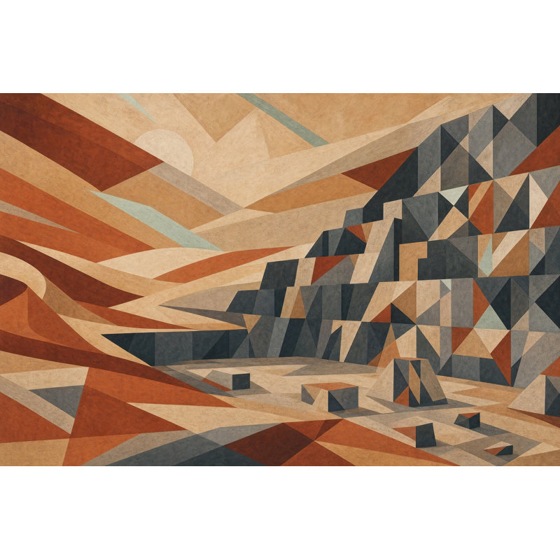 Papier peint moderne Mid Century, 160 po x 108 po, Non tissé