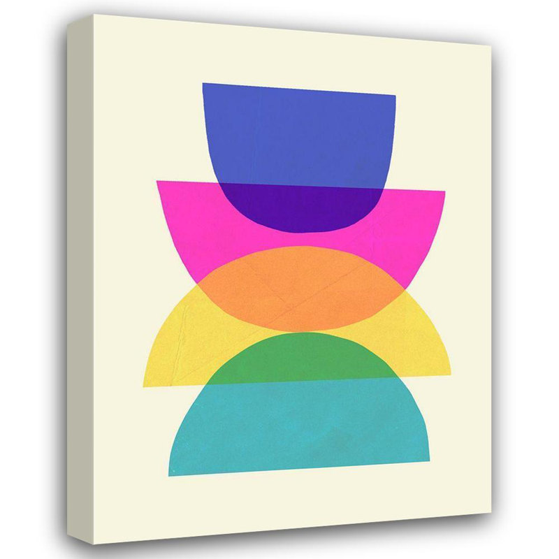 George George Barnes, Victor, reproduction d'art sur toile tendue, Bright Stack III, H 47 po x l 36 po