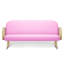 Housse pour canapé-lit réversible en tissu de polyester réversible avec fermeture à glissière 3 côtés-87758522-96484498