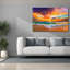 «Red Orange Mauve Beautiful Beach Sunset» par Ezra Tanner, reproduction d'art sur toile-1319861350
