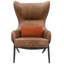 Amos Leather Accent Chair