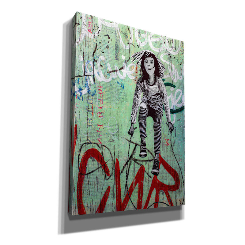 «STripes And Star» par DB Waterman, H 26 po x l 18 po x P 0,75 po