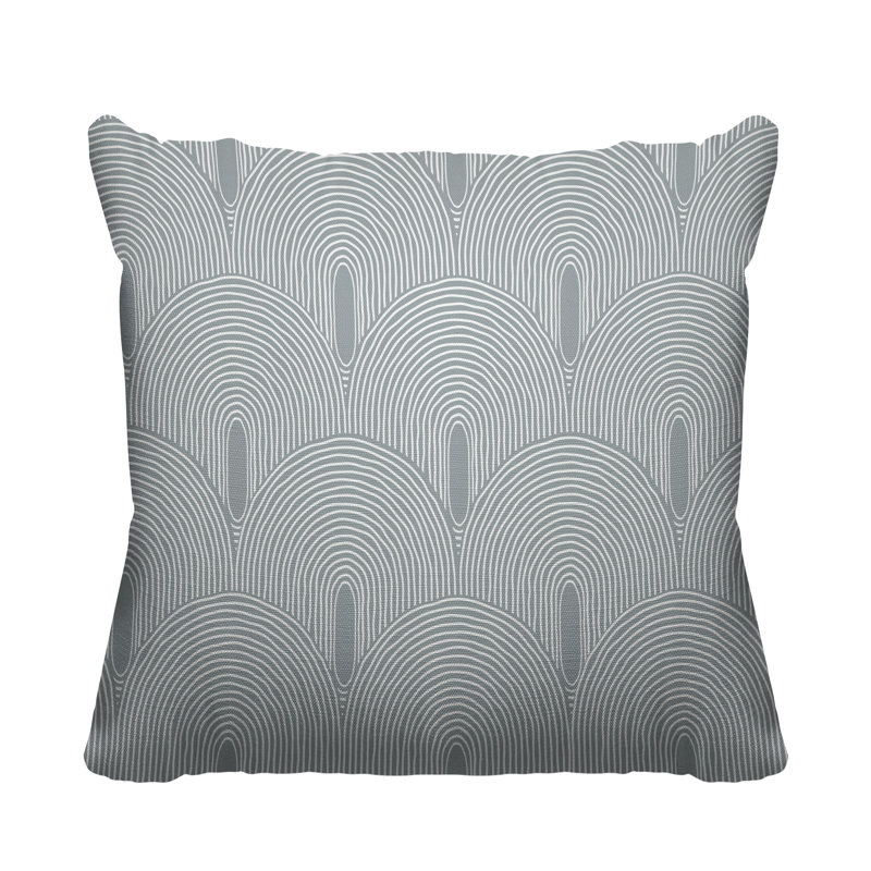 Limpo Indoor/Outdoor Throw Pillow, 18" x 18", Gray