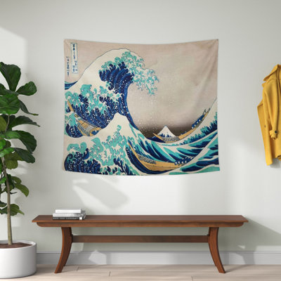 Tapisserie en polyester avec accessoires de suspension inclus
