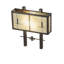 Applique murale encastrée en acier tissé Idalight