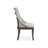 18.75'' H Fabric Upholstered Oak Armchair