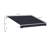 Patio Retractable Awning with Manual Crank, Exterior Sun Shade-112161297-112161313