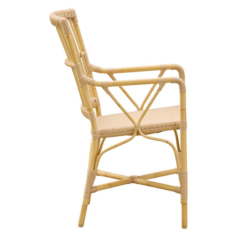 Piano Outdoor Dining Armchair, Natural
