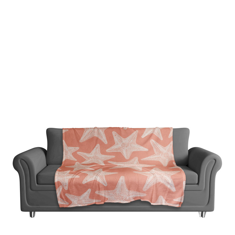 Hand Woven Throw Blanket, Orange